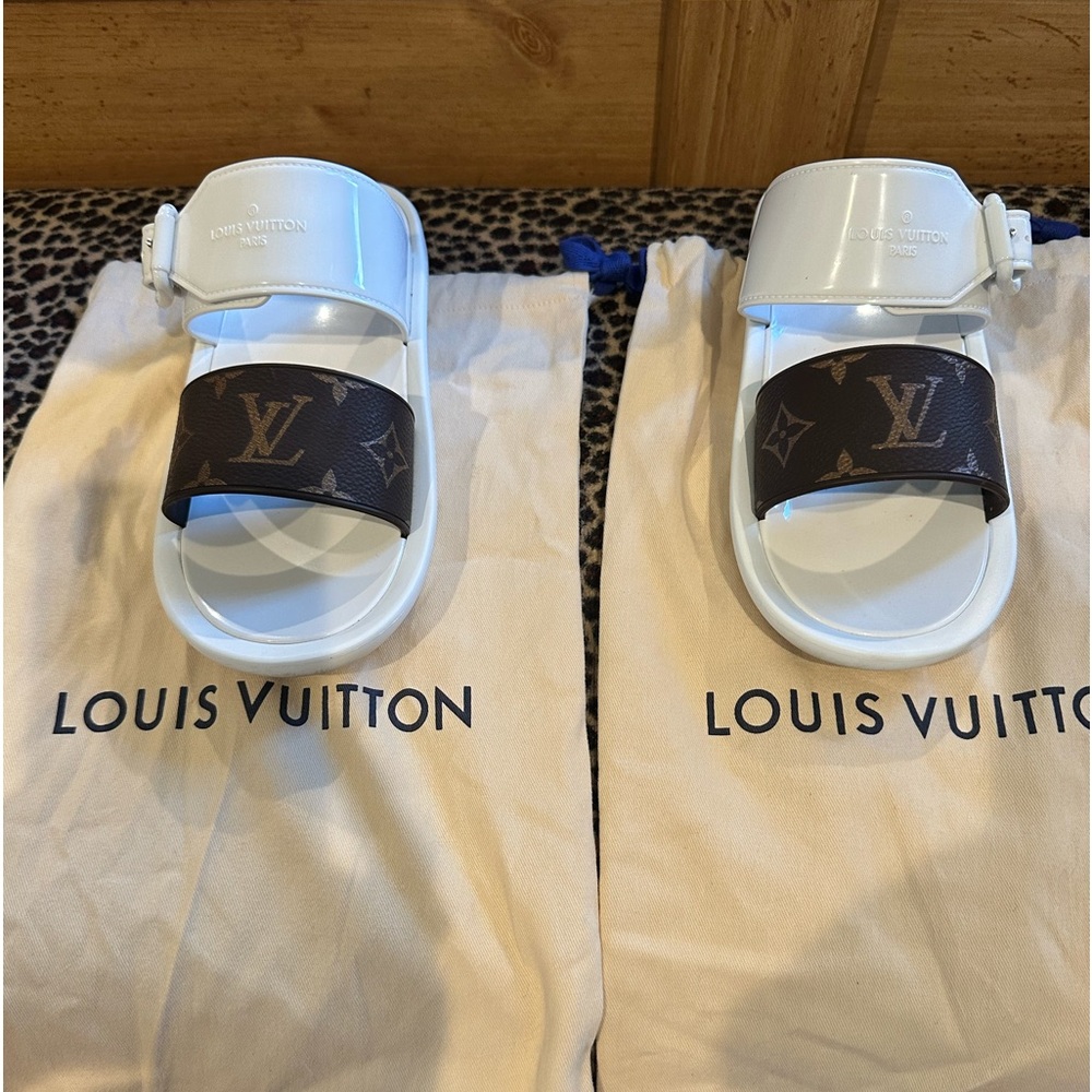 Authentic Louis Vuitton slides